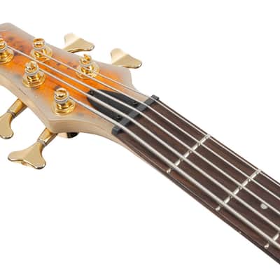 Ibanez SR Standard 5 String Electric Bass - Mars Gold Metallic Burst (SR405EPBDXMGU) image 5