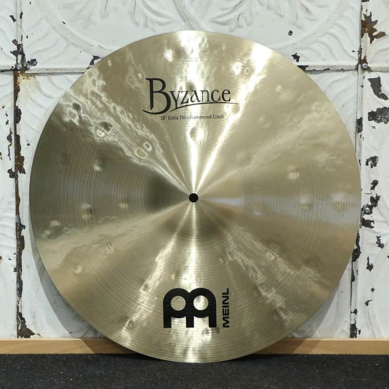 Meinl Byzance Traditional Extra Thin Hammered Crash 18in (1402g) image 1