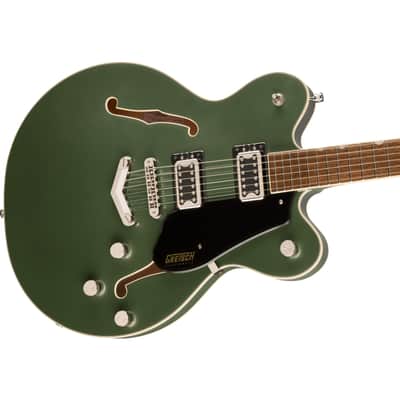 Immagine Gretsch G5622 Electromatic Center Block Double-Cut V-Stoptail Olive Metallic - Semi Acoustic Guitar - 4