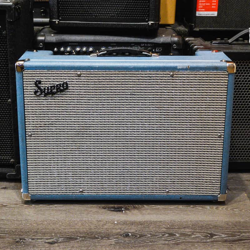 Supro Model 24 18-Watt 1x12" Guitar Combo with Tremolo Mid 1960s - Blue Rhino image 1