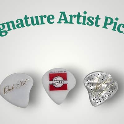Thumb Pick - SharkTooth Super Hybrid Crossover dual pack with free Artist Signature Picks image 2