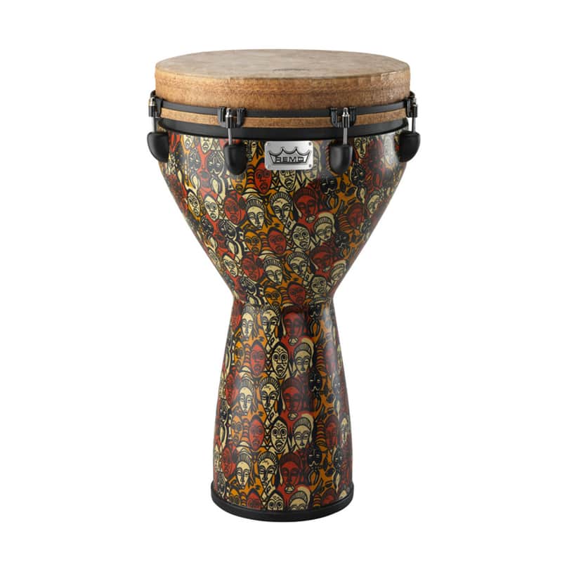 Remo DJ-0014-LM Mondo™ Djembe Drum - Multi-Mask, 14" image 1