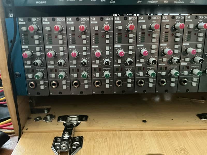 8 x Solid State Logic SiX CH 500-Series Preamps plus Midas L10 image 1