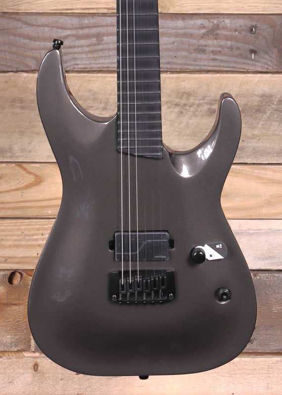ESP Mick Thomson LTD MT-I Electric Guitar Obsidian Metallic w/ Case image 1