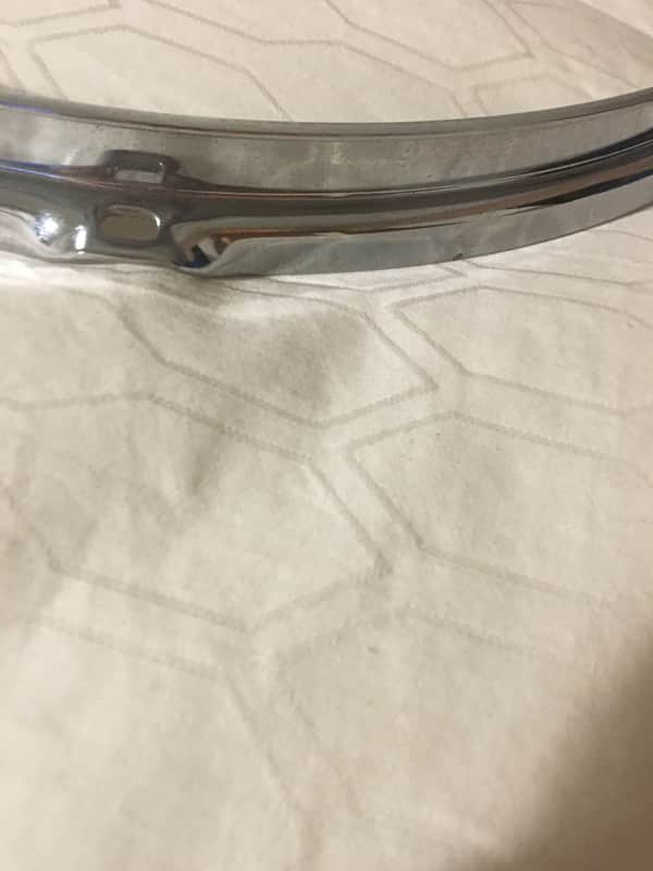 Noble&Cooley 15" flanged hoops 2001 Chrome image 1