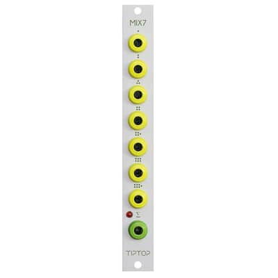 Tiptop Audio Mix7 Eurorack Analogue Summing Mixer Module (White) image 12