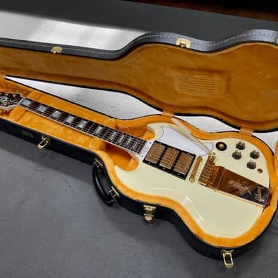 Gibson Custom Shop '63 Les Paul SG Custom Reissue With Maestro 2020 - Present - Classic White image 23