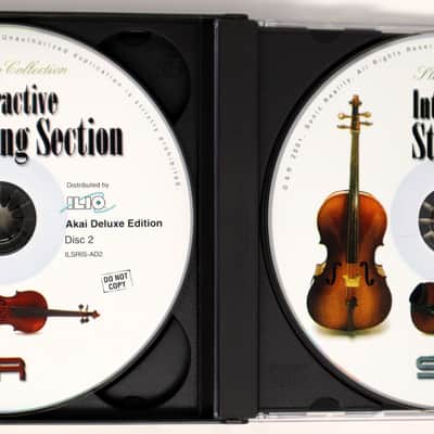 Ilio Sonic Reality Interactive String Section Akai Format Sample Library/Sound Library/Sampling Triple CD 2001 image 3