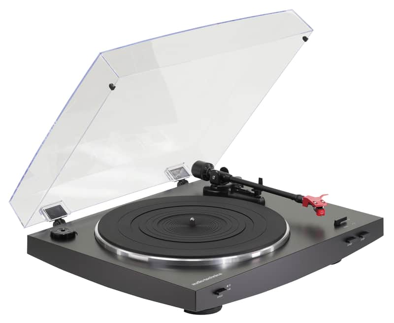 Audio-Technica #AT-LP3BK - Fully Automatic Belt-Drive Stereo Turntable, Black image 1
