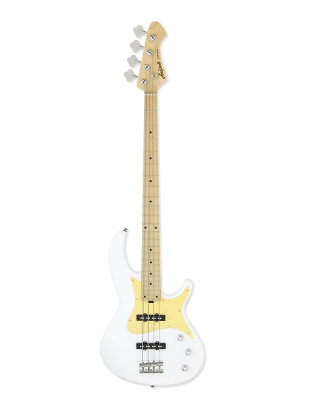 Aria RSB-618/4-WH Pro II Basswood Body Bolt-on Maple Neck 4-String Electric Bass Guitar image 1