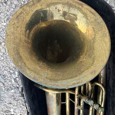 C G Conn Euphonium 3 Valve 1955 - Brass image 5