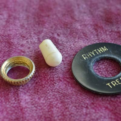Vintage 1960's Gibson Les Paul Custom Switch Ring Poker Chip - SG Standard Special image 2