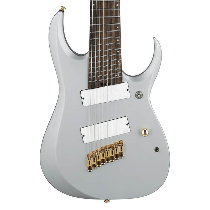 Ibanez Axe Design Lab RGDMS8 Multi-scale 8-string Guitar w/ Fishman Fluence Pickups - Classic Silver Matte image 1