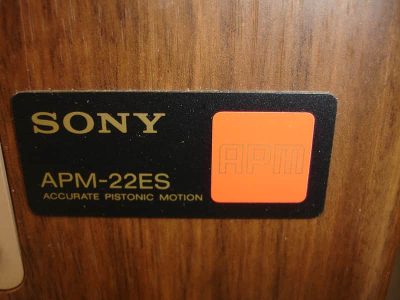 Vintage Sony APM-22ES Speaker (PAIR) TESTED & SOUND AMAZING | Reverb