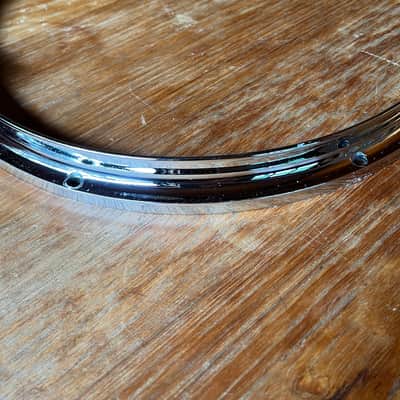 Ludwig No. 4160 16" Twin Channel Die-Cast 8-Lug Hoop 1980 - 1983 - Chrome image 7