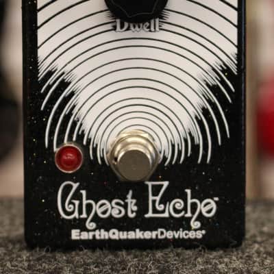 EarthQuaker Devices Ghost Echo Reverb V3 Guitar Effects Pedal Black / White Print image 1