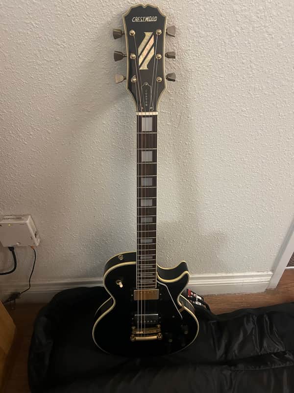 Crestwood Japan Les Paul custom lawsuit 1970s electric guitar fantastic shape image 1