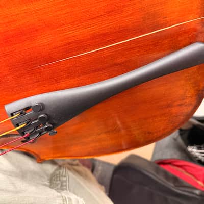 Gunter von Aue 4/4 Cello – German Made – Full Size – w/ Leather Case – Crack Repair Needed / Plays image 22
