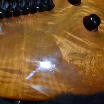 Legator Ninja 200 SE Fanned Fret 7 String 2016 - Walnut image 6