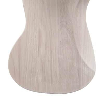 Mustang Style Guitar Mahogany Wood Body image 4