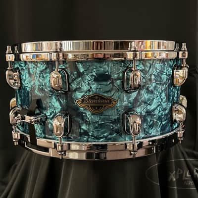 Tama Starclassic Performer  Walnut/ Birch 6.5x14 Snare Drum - Turquois pearl image 1