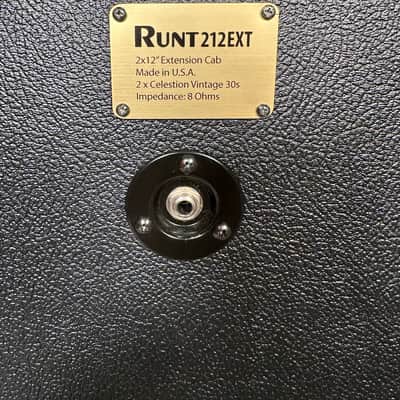 Friedman RUNT212EXT Runt 120-Watt 2x12" Closed-Back Guitar Speaker Cabinet 2016 - Present - Black image 9