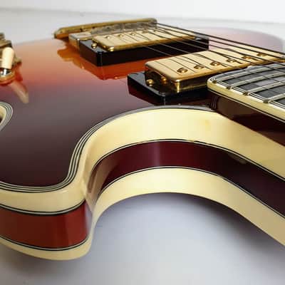 Greco LS-120 1988 - Cherry Sunburst- Gibson L-5S copy. MIJ image 12