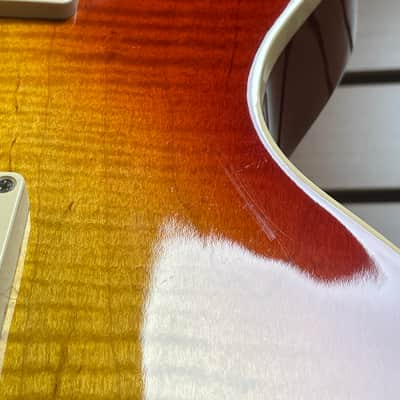 Gibson Les Paul Traditional Pro 3T Flamed Top with Tulip Locking Tuners 2017 in Heritage Cherry Sunburst w/OHSC image 8