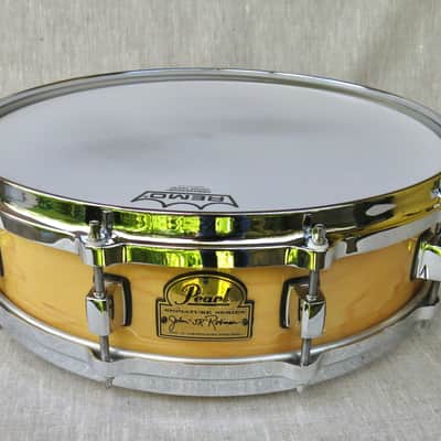Pearl J R ROBINSON  14 X 4 SNARE DRUM, VERY RARE - NATURAL MAPLE   FINNISH,  STUNNING, MINT. image 15