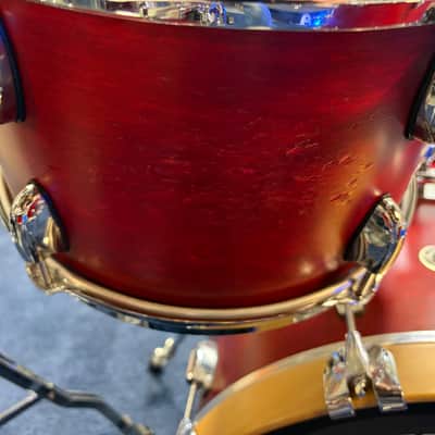 Gretsch Brooklyn series 4 piece/holder 2022 - satin cherry image 4