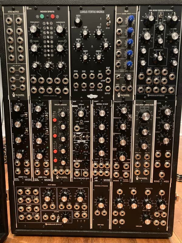 Moog/Custom Moog 3P- style MU/American-Format Modular Synthesizer System image 1