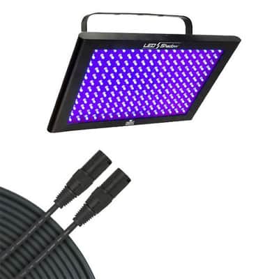 Chauvet LED Shadow 3 Channel DMX UV Black Light with 25 Foot DMX Cable image 1