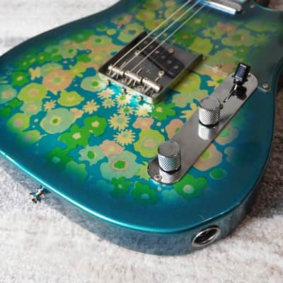 Fender Japan TL69-85 ’69 Telecaster Reissue Blue Flower BFL A-Serial MIJ Fujigen 1993-1994 image 8