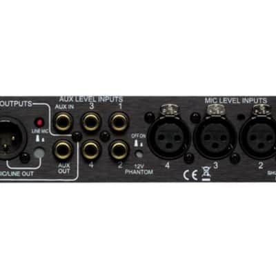 Shure SCM268 4-Channel Compact Microphone Mixer for Professional Audio Use image 2