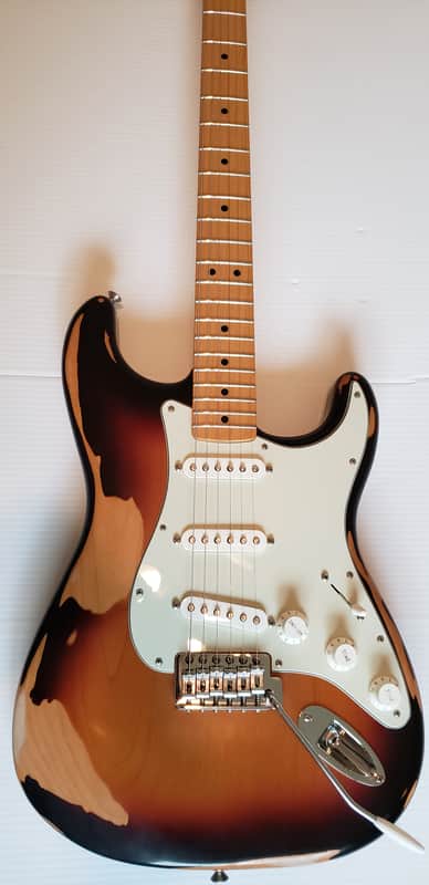 Fender Standard Stratocaster RELIC  2016 Sunburst/Relic image 1