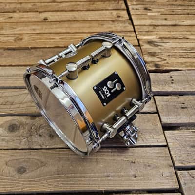 Tom Drum 8" Sonor SQ1 Satin Gold Metallic USED! RKMET111125 image 4