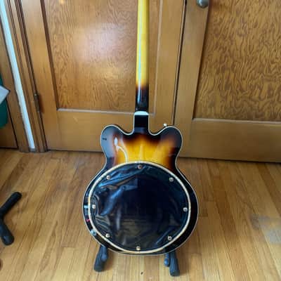 Gretsch G6072 Long Scale Hollow Body Bass 2003 - 2006 - Golden Sunburst image 3
