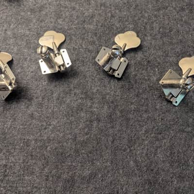 Original tuners from Squier Precision Bass PJ  2023 - Nickel/silver image 8