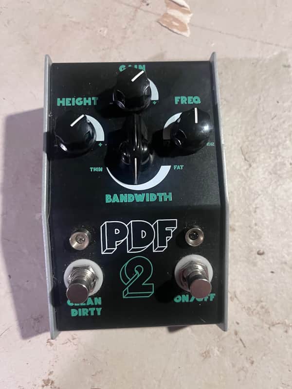 Stone Deaf FX PDF-2 Parametric Distortion 2010s - Black image 1