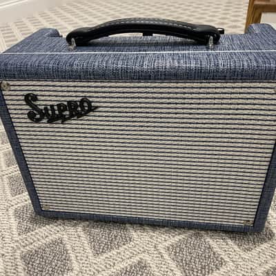 Supro 1605R '64 Reverb 5-Watt 1x8" Guitar Combo 2017 - Present - Blue Rhino image 1