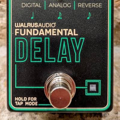 Walrus Audio Fundamental Delay 2023 - Present - Black / Green image 1