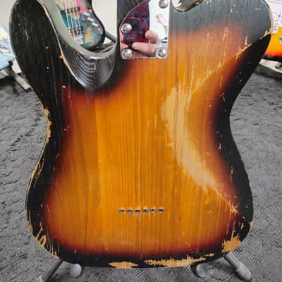 Censtar - Relic Telecaster Style 2024 - Relic Sunburn image 11