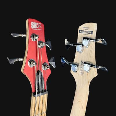 Ibanez SRMD200-Cam 4 String bass Guitar In Candy Apple Matte image 6