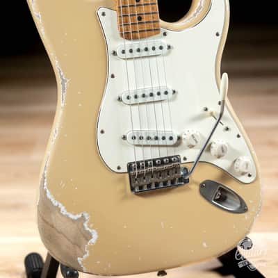 Xotic XSC-1 Swamp Ash S-Style w/ Roasted Flame Maple Neck – Desert Sand image 3