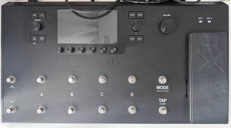 Line 6 Helix LT Multi-Effect and Amp Modeler 2010s Black image 1