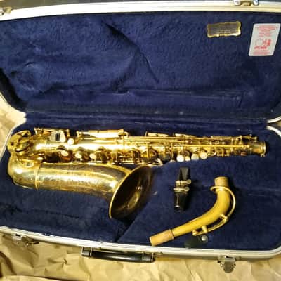 Conn Shooting-Stars Alto Saxophone, Mexico, Lacquered Brass, Good Condition, with case/neck/MP image 1
