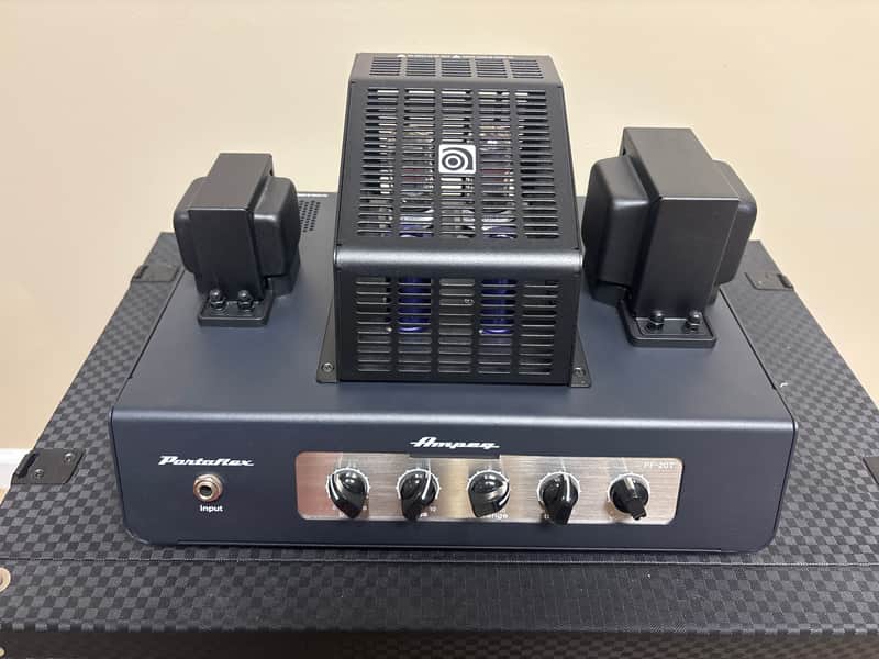 Ampeg PF-20T Portaflex 20-Watt Tube Bass Amp Head 2015 - Present - Black image 1