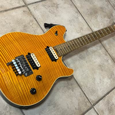 2000 Peavey EVH Wolfgang Floyd Rose flame maple Amber image 2