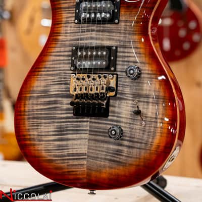 PRS SE Custom 24 Floyd Charcoal Cherry Burst image 6