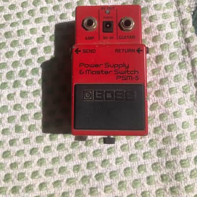 Boss PSM-5 Power Supply & Master Switch (Red Label) 1984 - 1990 - Red image 1
